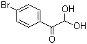 4-溴苯基水合乙二醛分子结构 (CAS 80352-42-7)