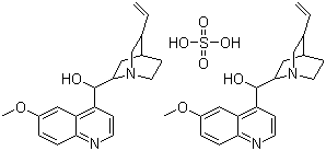 structure of CAS# 804-63-7, Quinine sulphate