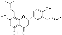 Lespedezaflavanone B molecular structure (CAS 80510-05-0)