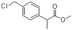 Methyl 4-(chloromethyl)-alpha-methylphenylacetate molecular structure (CAS 80530-54-7)