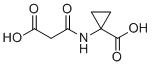 1-(Malonylamino)cyclopropanecarboxylic acid molecular structure (CAS 80550-27-2)
