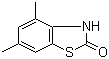 4,6-Dimethyl-2(3H)-benzothiazolone molecular structure (CAS 80567-67-5)