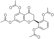 2',5,6',7-Tetraacetoxyflavanone molecular structure (CAS 80604-17-7)