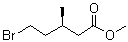(S)-5-Bromo-3-methylpentanoic acid methyl ester molecular structure (CAS 80654-39-3)