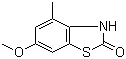 6-Methoxy-4-methyl-2(3H)-benzothiazolone molecular structure (CAS 80689-16-3)