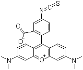 Tetramethylrhodamine-5-isothiocyanate molecular structure (CAS 80724-19-2)