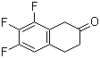 6,7,8-Trifluoro-2-tetralone molecular structure (CAS 808144-34-5)