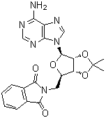 5'-Deoxy-2',3'-O-isopropylidene-5'-phthalimidoadenosine molecular structure (CAS 80860-44-2)