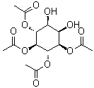 D-myo-肌醇 3,4,5,6-四乙酸酯分子结构 (CAS 80953-32-8)