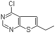 4-Chloro-6-ethylthieno[2,3-d]pyrimidine molecular structure (CAS 81136-42-7)