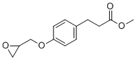 4-(Oxiranylmethoxy)-benzenepropanoic acid methyl ester molecular structure (CAS 81147-94-6)
