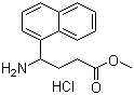 4-Amino-4-naphthalen-1-ylbutyric acid methyl ester hydrochloride molecular structure (CAS 811842-01-0)