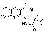 Imazaquin acid  molecular structure (CAS 81335-37-7)