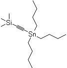 Tributyl(trimethylsilylethynyl)tin molecular structure (CAS 81353-38-0)