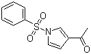 3-Acetyl-1-(phenylsulfonyl)pyrrole molecular structure (CAS 81453-98-7)