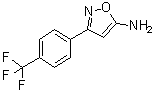3-[4-(Trifluoromethyl)phenyl]-5-isoxazolamine molecular structure (CAS 81465-84-1)