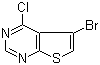 5-Bromo-4-chlorothieno[2,3-d]pyrimidine molecular structure (CAS 814918-95-1)