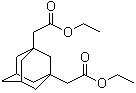Diethyl adamantane-1,3-diacetate molecular structure (CAS 81657-07-0)