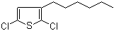 2,5-Dichloro-3-hexylthiophene molecular structure (CAS 817181-79-6)