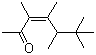 (3Z)-3,4,5,6,6-Pentamethyl-3-hepten-2-one molecular structure (CAS 81786-73-4)