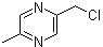 structure of CAS# 81831-68-7, 2-Chloromethyl-5-methylpyrazine;2-Methyl-5-pyrazinylmethyl chloride