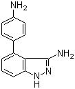 4-(4-Aminophenyl)-1H-indazol-3-amine molecular structure (CAS 819058-89-4)