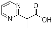 2-Pyrimidin-2-ylpropionic acid molecular structure (CAS 819850-16-3)