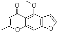甲氧呋豆素分子结构 (CAS 82-57-5)