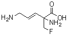 (E)-2,5-Diamino-2-(fluoromethyl)-3-pentenoic acid molecular structure (CAS 82006-84-6)