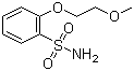 结构式 CAS# 82031-33-2, 2-(2-甲氧乙氧基)苯磺酰胺