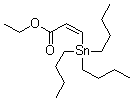Ethyl (Z)-3-tributylstannylacrylate molecular structure (CAS 82101-76-6)