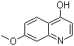 4-羟基-7-甲氧基喹啉分子结构 (CAS 82121-05-9)