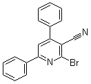2-Bromo-4,6-diphenylpyridine-3-carbonitrile molecular structure (CAS 82127-26-2)