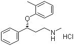 Atomoxetine hydrochloride molecular structure (CAS 82248-59-7)
