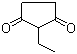 structure of CAS# 823-36-9, 2-Ethyl-1,3-cyclopentanedione;2-Ethylcyclopentane-1,3-dione