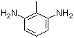 structure of CAS# 823-40-5, 2,6-Diaminotoluene;1,3-Diamino-2-methylbenzene; 2,6-Diamino-1-methylbenzene; 2,6-Toluenediamine; 2-Methyl-m-phenylenediamine