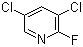 structure of CAS# 823-56-3, 2-Fluoro-3,5-dichloropyridine;3,5-Dichloro-2-fluoropyridine