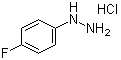 4-氟苯肼盐酸盐分子结构 (CAS 823-85-8)