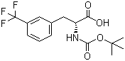 Boc-3-(Trifluoromethyl)-D-phenylalanine molecular structure (CAS 82317-82-6)