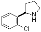 structure of CAS# 823188-58-5, (R)-2-(2-Chlorophenyl)pyrrolidine