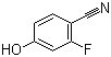 2-Fluoro-4-hydroxybenzonitrile molecular structure (CAS 82380-18-5)