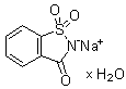 Saccharin sodium salt hydrate molecular structure (CAS 82385-42-0)