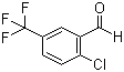 2-氯-5-三氟甲基苯甲醛分子结构 (CAS 82386-89-8)