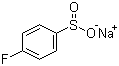 Sodium 4-fluorobenzenesulfinate molecular structure (CAS 824-80-6)