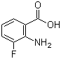 2-氨基-3-氟苯甲酸分子结构 (CAS 825-22-9)