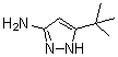 structure of CAS# 82560-12-1, 3-Amino-5-tert-butyl-1H-pyrazole;3-Amino-5-tert-butylpyrazole; 3-tert-Butyl-1H-pyrazol-3-amine; 3-tert-Butyl-2H-pyrazol-5-amine; 3-tert-Butyl-5-aminopyrazole; 5-Amino-3-tert-butyl-1H-pyrazole; 5-Amino-3-tert-butylpyrazole; 5-tert-Butyl-1H-pyrazol-3-amine; 5-tert-Butyl-1H-pyrazol-3-ylamine; 5-tert-Butylpyrazole-3-amine
