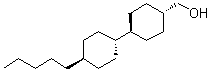 结构式 CAS# 82598-08-1, (反式,反式)-4'-戊基[1,1'-联环己烷]-4-甲醇