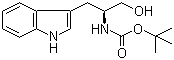结构式 CAS# 82689-19-8, N-叔丁氧羰基-L-色氨醇