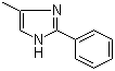 structure of CAS# 827-43-0, 4-Methyl-2-phenyl-1H-imidazole;5-methyl-2-phenyl-1H-imidazole