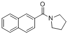 Naphthalen-2-yl(pyrrolidin-1-yl)methanone molecular structure (CAS 82740-63-4)